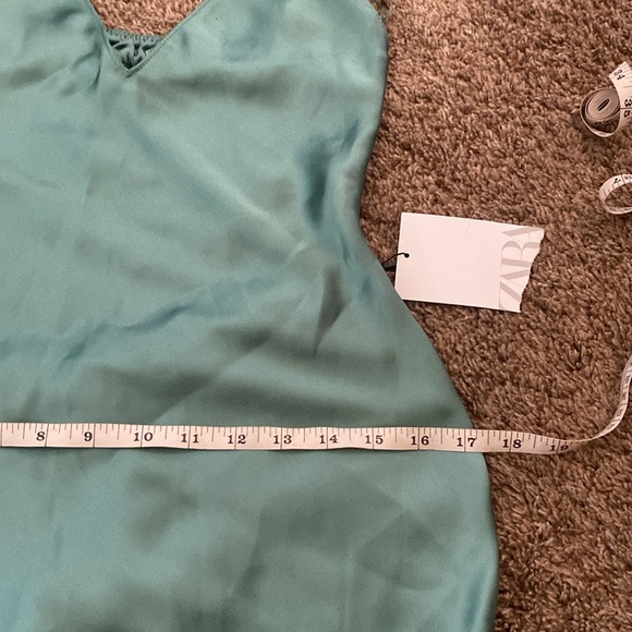 Zara | NWT Silky-Like Midi Dress - Picture 4 of 11